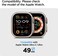 Spigen Lock Fit designed for Apple Watch Ultra 2 / Apple Watch Ultra Case Cover with Secure Locking System Apple Watch Ultra 49mm Case - Black