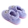 Milk&amp;Moo Little Mermaid Kids House Slippers, %100 Cotton Bath and House Slippers, Washable, Soft and Absorbent Towel Fabric, Non-Slip Sole, Elastic Band, 4-5 Years Old, Purple