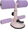 Sky Land Upgraded Portable Sit Up Assistant For Floor Device For Abdomen Exerciser With Self-Suction Equipment For Body Building-Em-9345-R, Pink/Red