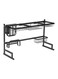 2 Tier Fully Customizable Dish Drying Rack Black 89cm