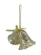 Christmas Hanging Bells w/ Sequins Gold 2Pcs/Pk