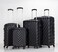 Set of 4 ABS Trolley Luggage With Number Lock 20,24,28,32 Inches