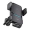 BASEUS  Wisdom Auto Alignment Car Mount Wireless Charger QI 15 (Air Outlet base）Black