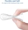 Vsell24 5Pc Pet Silicon Fingertip Toothbrush Ultrasoft Bpa Free Finger Brush For All Pets Clear