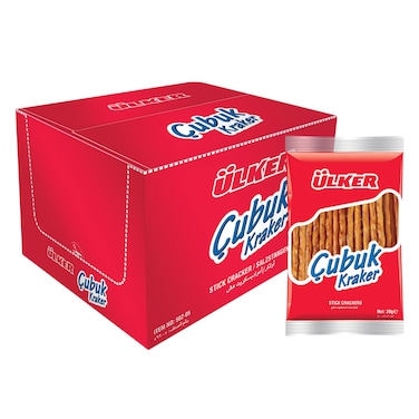 Ulker Salty Cracker Stick, 30g each, pack of 12