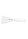 Tramontina Since 1911, Made In Brazil Professional 5X4-Inch Scraper Spatula With Stainless Steel Blade And White Polypropylene Handle
