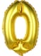 Generic Number 0 Decorative Party Balloon