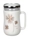 Delcasa Ceramic Mug White/Beige 10centimeter