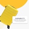 STARGOLD ABS+PC Spinner Wheels Trolley Single Luggage Number Lock Smart Carry On Suitcase 20 Inches