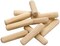 Robustline Wooden Dowel Pin 200pcs Pack of Wooden Dowels Plugs for Furniture  8 x 40 mm