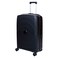 Excalibur Luggage Hard Trolley Black 24inch
