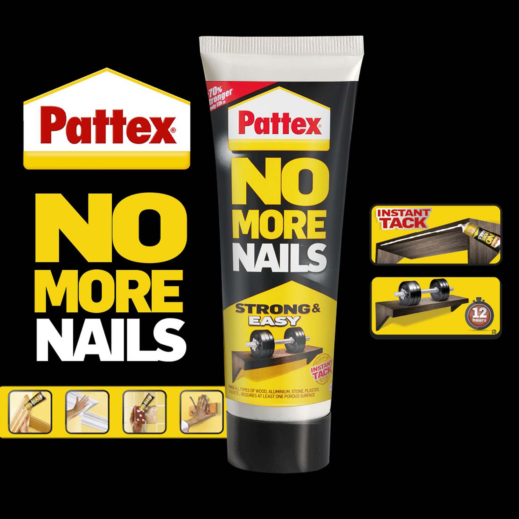 Pattex No More Nails Strong And Easy Glue Multicolour 50g