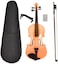 Mike Music 4/4 Violin with Hard Case, Shoulder Rest, Bow, Rosin (4/4 Violin, orange)