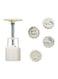 Generic Mid-Autumn Festival Moon Cake Making Mould Kit White 14 X 5 X 5Cm