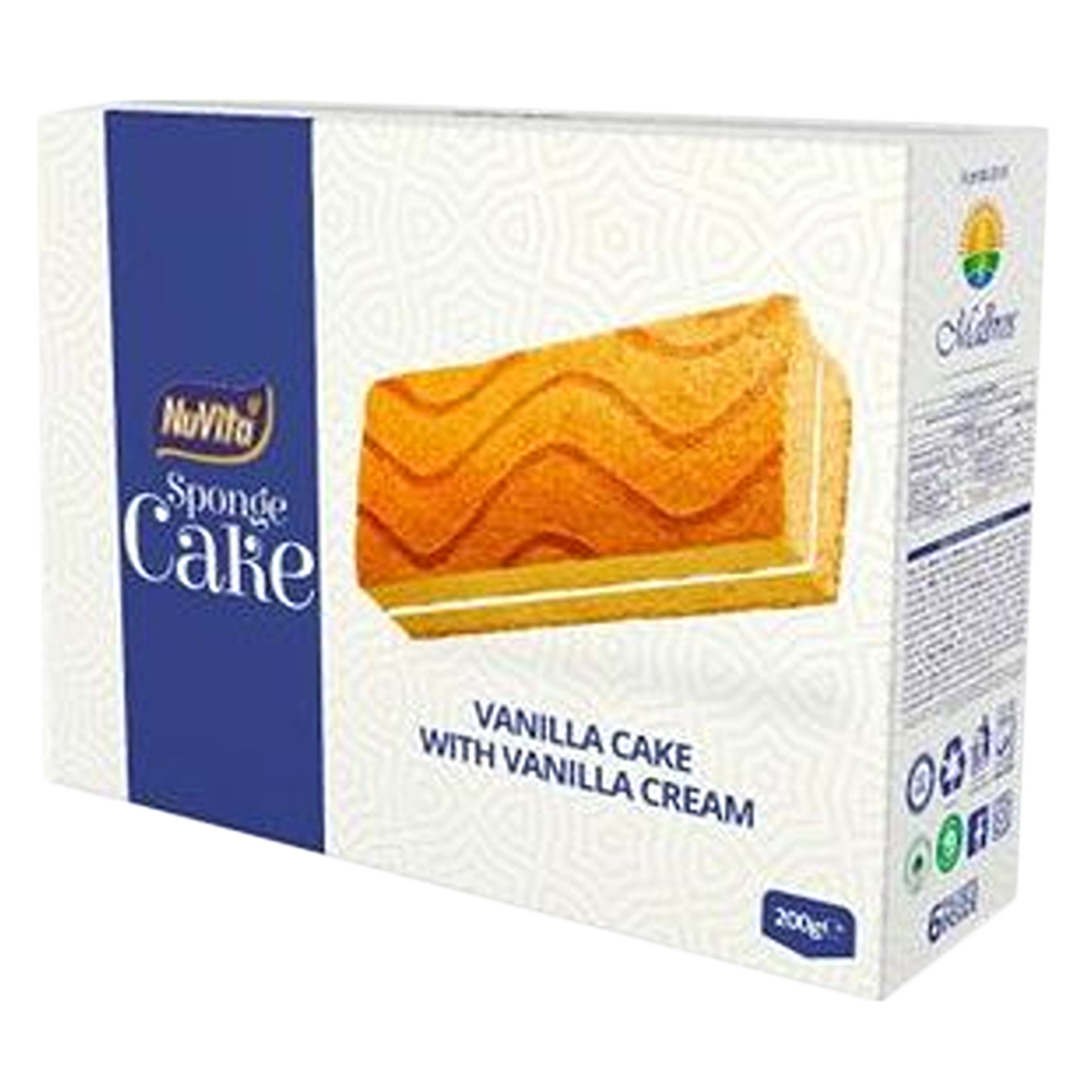 NuVita Vanilla Cream Sponge Cake 200g