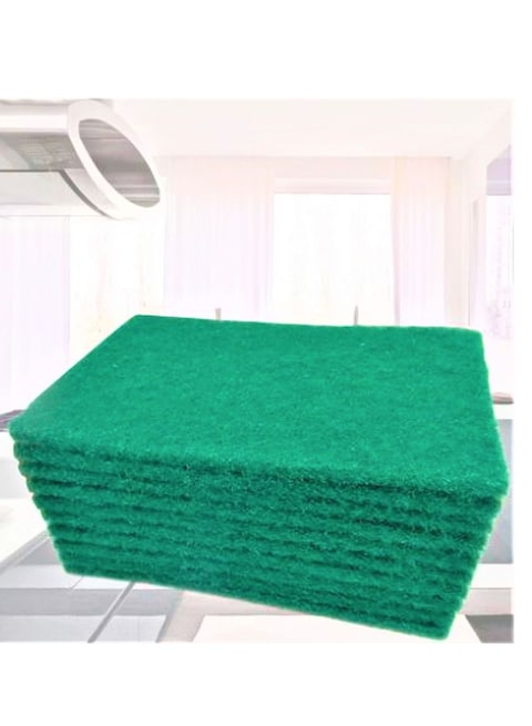 Marrkhor Pack Of 20 Green Dish Washing Sponge Scrub Cleaning Pads