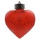 Heart Shaped Xmas Plastic Ornament 10cm