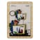 Ahlan UAE Dubai Themed 1 Magnet And Keyring Set Multicolour 2 PCS