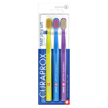 Curaprox 5460 Ultra Soft Toothbrush Multicolour 3 PCS