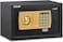 Rubik Safe Box Digital Lock With Key For Home Office Business RB-20E3 (20x31x20cm) Black