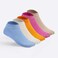 Solo Baby Girl Plain Socks - 1-2 Month - 5 Pairs - Assorted Colors + 5 Pairs Free