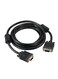 15-Pin 1080P Male To Male VGA Cable 3meter Black