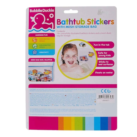 4M Bathtub Stickers Transportation