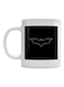 Atiq Batman Logo Printed Ceramic Mug White/Black 350ml