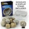 National Geographic Break Open 10 Premium Geodes, Includes Goggles, Detailed Learning Guide &amp; 2 Display Stands, Great Stem Science Gift For Mineralogy &amp; Geology Enthusiasts Of Any Age