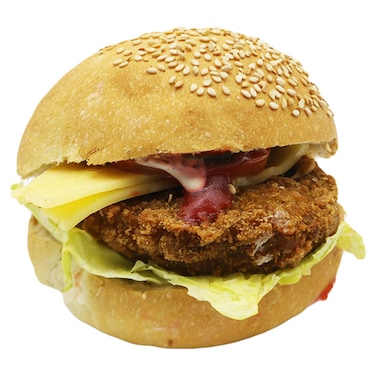 Carrefour Breadded Chicken Burger Pc