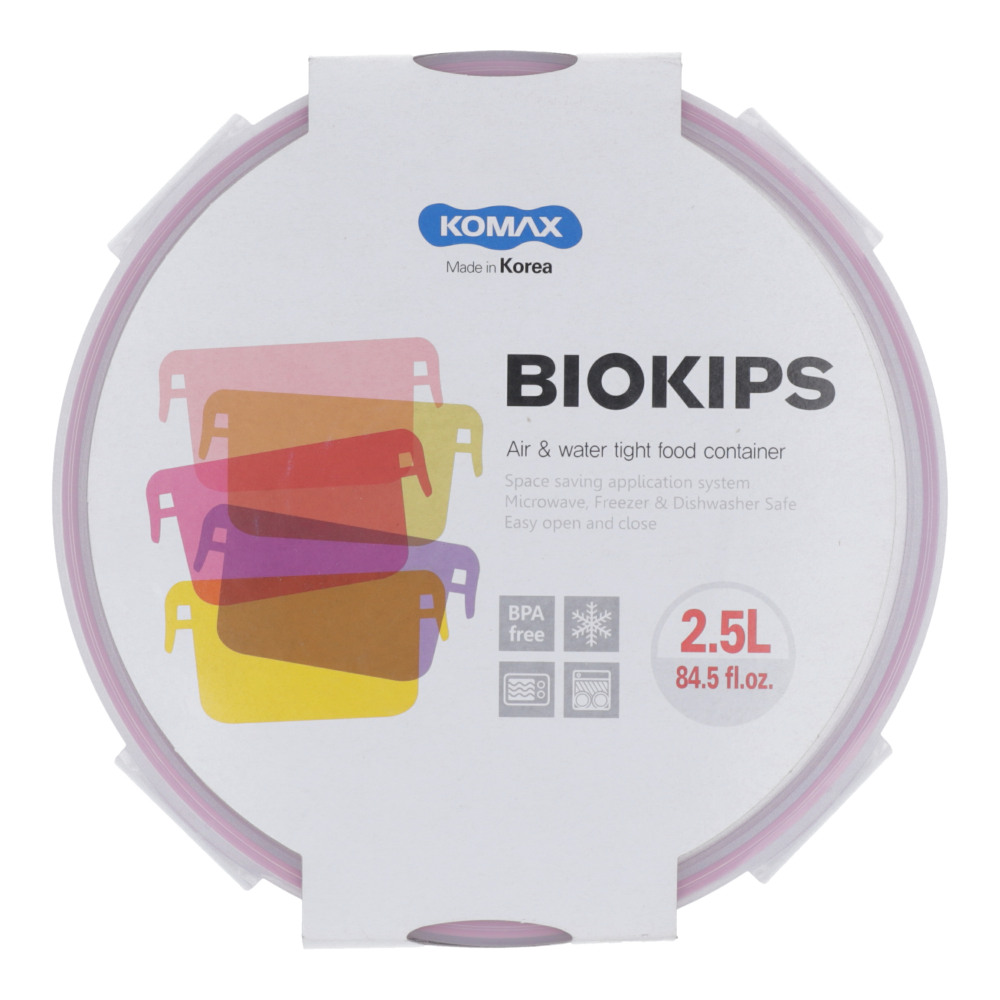 Komax Biokips Air &amp; Water Tight Food Container 2.5Litre