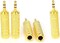 1/4&#39;&#39; to 3.5mm Stereo Headphone Adapter for Audio Connector Cable, 3.5mm(1/8&#39;&#39;) Plug Male to 6.35mm (1/4&#39;&#39;) Jack Female Stereo Adapter for Headphone, Amp Adapte -5PCS