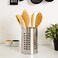 Royalford Cutlery Holder, Premium Quality Stainless Steel, RF10247   Storage For Countertop Organizer Cooking Utensil Crock Kitchen Organization &amp;Storage And Flatware Caddy