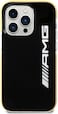 CG Mobile AMG PC/TPE Hard Case Bumper Protection/Anti-Explosion/Anti-Fall/Crystal Case/Bumper Protection Compatible With iPhone 14 Pro 6.1" (Black/Yellow)