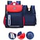 Eazy Kids Panda School Bag-Red blue