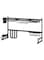 Generic Over The Sink Dish Drainer Drying Rack Black
