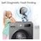 Hisense WFPV8012EMT Front Loading Washing Machine Silver 8Kg