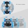 Generic 4Wd 2.4Ghz Skidding Stunt RC Car With Off Road Tires, Remote Control Car With Gesture Control Band, Transforming Toy With LED Lights Spin 360 Degrees, Blue