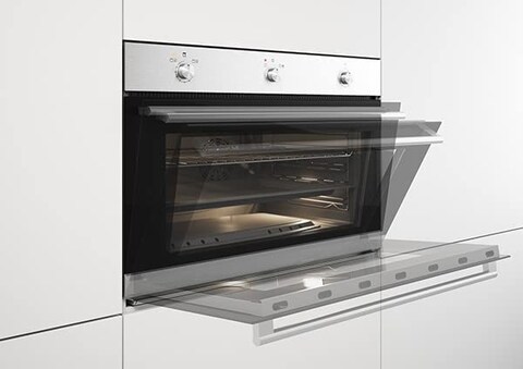 Baumatic 90cm Built in Gas Oven &amp; Grill with Fan 125 Litres  BMEO96G3-2
