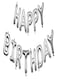 Generic Happy Birthday Alphabet Foil Balloons 16inch