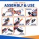Gel Snipers Blaster Electric Toy Gun Full Kit With 3000 Water Beads Ammo Gels Rechargeable Batteries &amp; Flashlight Outdoor Backyard Shooting Game Activities For Adults Boys Girls 12+ (Patriot)