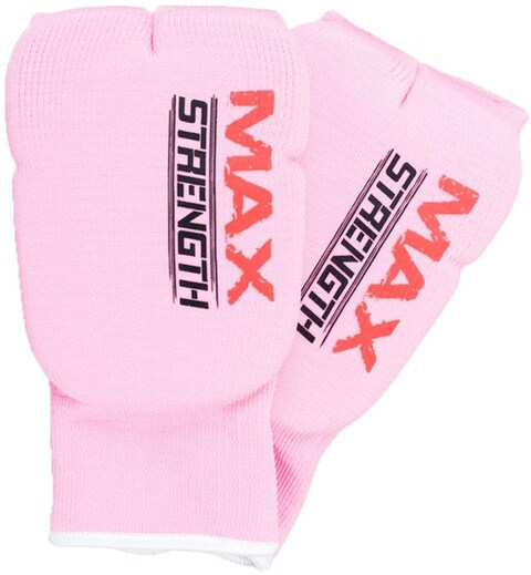 Max Strength Karate Mitts Mens Womens Karate Mitts Protection Elasticated Padded Inner Gloves Martial Art Boxing MMA