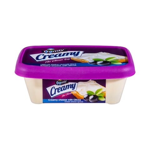 Domty Creamy Cheese With Olives - 220 gm