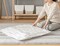 Super Soft Rabbit Fur Round Living Room Carpet With Water Proof Material And Anti Slip Bottom (Size 80CM)