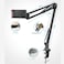 Overhead Phone Stand Holder, Phone Clip Holder Clamp for Desk, Mount Flexible 360&deg; Rotation,Long Arm Bracket for All 4.7-7.0 In Smartphones, Tablets, Live Streaming,Videos