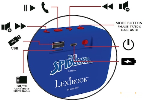 Spider-Man Bluetooth&reg; portable speaker