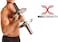 Max Strength Chrome Olympic Dumbbell Bar Gym Workout Weightlifting Bars Dumbell 1 Pair With Spring Locks