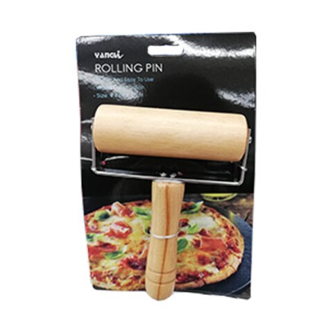 Wooden Rolling Pin With Wooden Handle