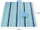 Generic Amerteer Waterproof Foldable Outdoor Camping Mat Widen Picnic Mat Plaid Beach Blanket Baby Multiplayer Tourist Mat 145X180Cm, Blue, Lnko9244_1