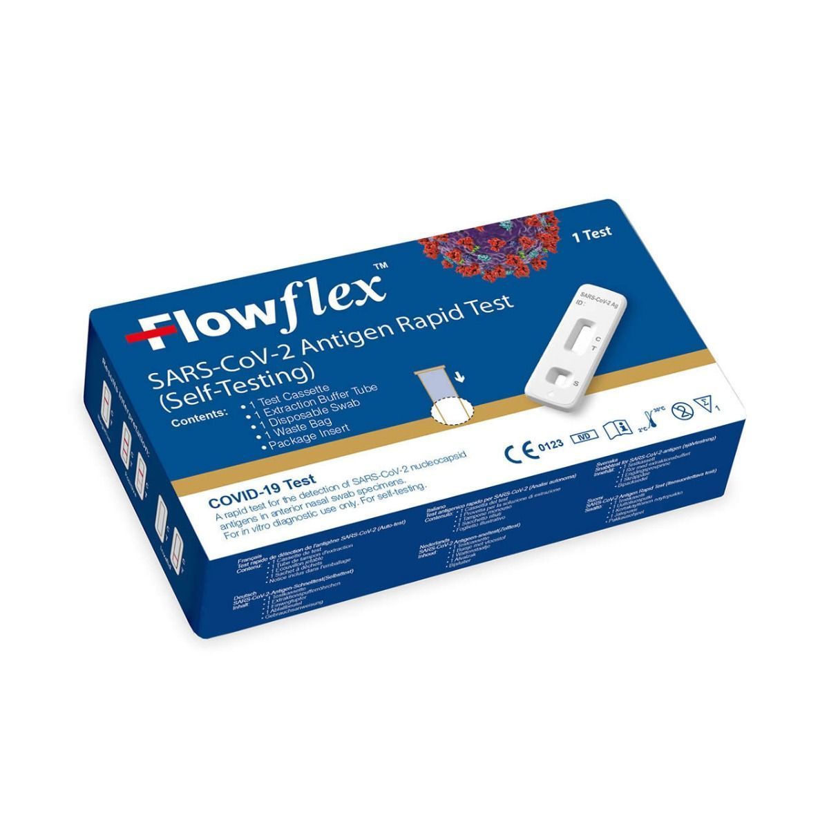 Buy Flowflex Sars-Cov-2 Antigen Rapid Test Kit 1's Online | Carrefour UAE
